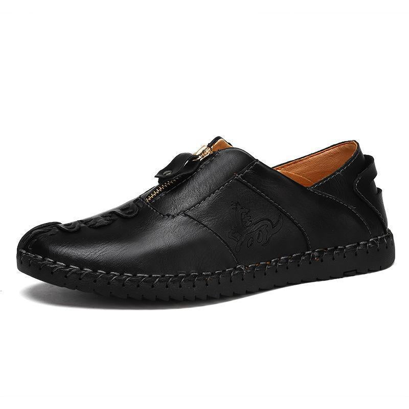 Men's Explosions Breathable Wear Spring And Summer England Outdoor Hand-Stitched Leather Shoes