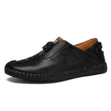 Men's Explosions Breathable Wear Spring And Summer England Outdoor Hand-Stitched Leather Shoes
