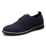 Men's shoes leather shoes PU suede shoes large size casual shoes leather shoes