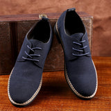 Men's shoes leather shoes PU suede shoes large size casual shoes leather shoes