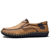 Men Leather Breathable Moccasins Loafers