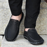 Men Leather Breathable Moccasins Loafers