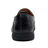 Men's Solid Color Business Cowskin Casual Driving Shoes