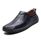 Men's Casual Shoes Hand Stitching Fashion Slip-on