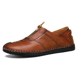 Men's Explosions Breathable Wear Spring And Summer England Outdoor Hand-Stitched Leather Shoes