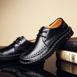 Men leisure manual with men's shoes