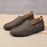 Men's Old Peking Style Comfy Soft Slip On Casual Cloth Boots