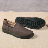 Men's Old Peking Style Comfy Soft Slip On Casual Cloth Boots