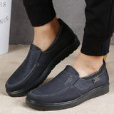 Men's Old Peking Style Comfy Soft Slip On Casual Cloth Boots