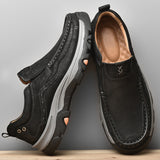 Mostelo®— Mens Slip On Leather Casual Walking Shoes