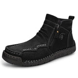 Mostelo® - Men's Soft And Breathable Zipper Outdoor Tooling Boots V2